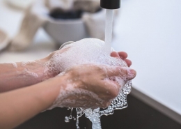 hand wash treatment in hemoethy